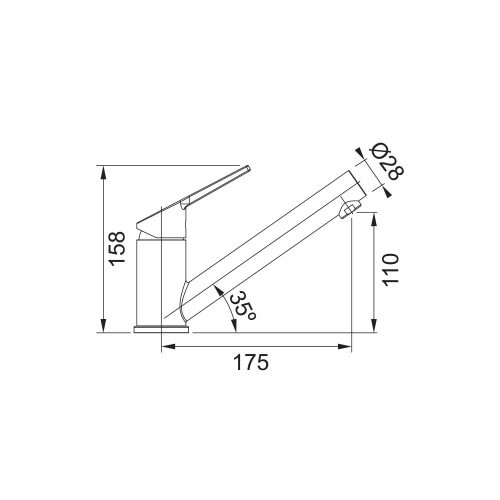 Franke Ira Chrome csaptelep