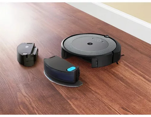 iRobot Roomba Combo i5+ Woven Neutral robotporszívó automatikus ürítéssel