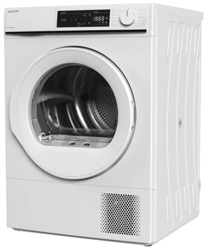 Sharp KD-NHA0S6GWD-EE hőszivattyús szárítógép, 10 kg, szenzoros szárítás, fehér