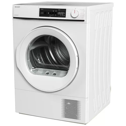Sharp KD-NHA7S6GWE-EE hőszivattyús szárítógép 7 kg, E energiaosztály, szenzoros szárítás