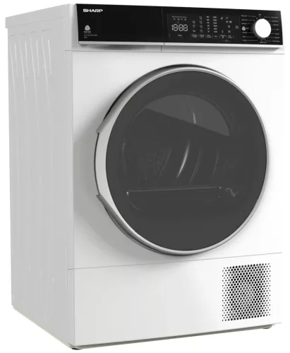 Sharp KD-NHL8S7GWD-EE hőszivattyús szárítógép 8 kg, Sensor Dry, 15 program