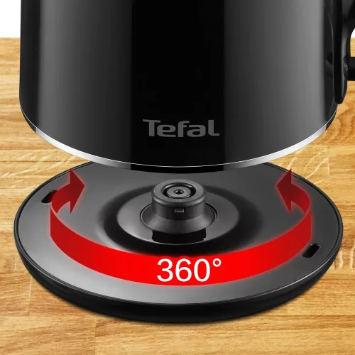 TEFAL KO1908E0 Thermo Protect XL vízforraló, fekete, 1,9 l