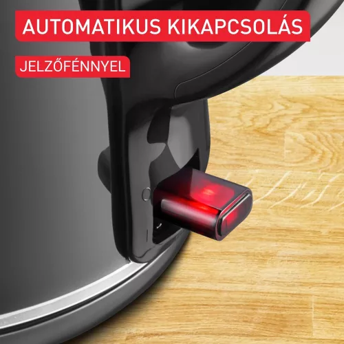 TEFAL KO1908E0 Thermo Protect XL vízforraló, fekete, 1,9 l