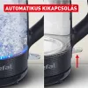 TEFAL KO2G08E0 Morning Glass üveg vízforraló, 2000 W, kék háttérvilágítással