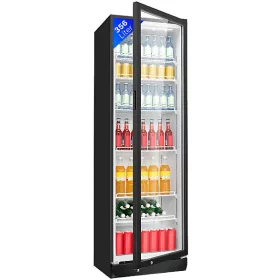   BOMANN KSG 7351 fekete borhűtő, 356 l, 68 palack, zárható ajtó