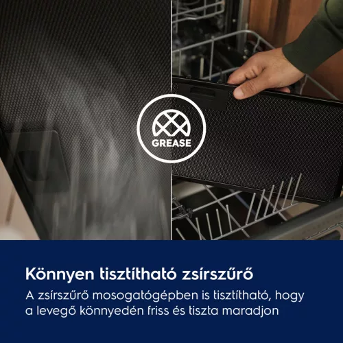 ELECTROLUX LFG525K beépíthető süllyesztett páraelszívó 52 cm