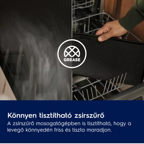 ELECTROLUX LFG525K beépíthető süllyesztett páraelszívó 52 cm