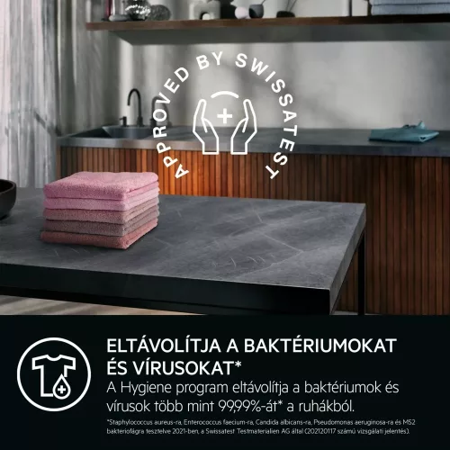 AEG LFR61944BE ProSense elöltöltős mosógép 9 kg, 1400 f/p, A energiaosztály, inverter motor