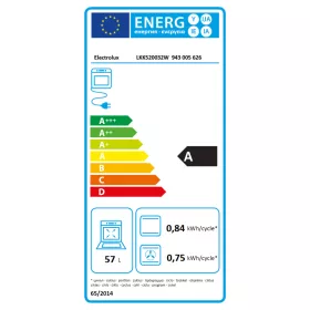 Electrolux LKK520032W kombinált fehér tűzhely