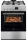ELECTROLUX LKK664221X kombinált tűzhely, inox, 58 l sütőtér, SteamBake és AirFry