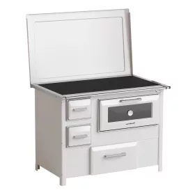   WARNEX MBS9-RS R sparhelt jobbos, fatüzelésű, 7 kW, fehér