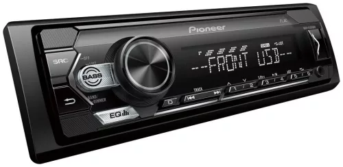 Pioneer MVH-S120UBW 1-DIN autórádió USB-bemenettel, FLAC-lejátszással