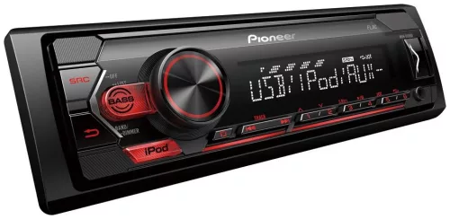 Pioneer MVH-S120UI 1-DIN autórádió USB-bemenettel, FLAC-lejátszással