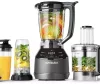 NUTRIBULLET NBF580B Triple Prep System turmixgép 1500 W, 1,8 l-es kancsóval és 1,6 l-es aprítóval