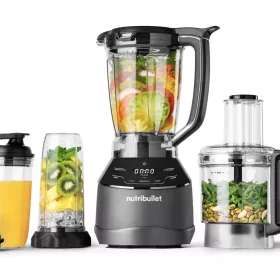   NUTRIBULLET NBF580B Triple Prep System turmixgép 1500 W, 1,8 l-es kancsóval és 1,6 l-es aprítóval