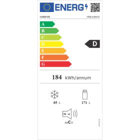GORENJE NRK418DCS4 No-Frost alulfagyasztós hűtőszekrény