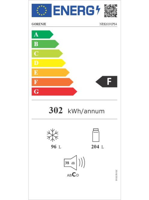 GORENJE NRK6191PS4 No-Frost kombinált hűtőszekrény - Brimex