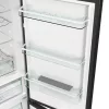 Gorenje NRK619EABXL4 alulfagyasztós hűtőszekrény, NoFrost Plus, 300 l, fekete inox