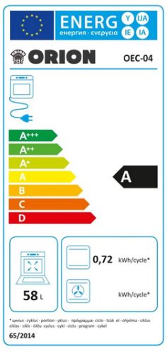 ORION OEC-04 elektromos tűzhely
