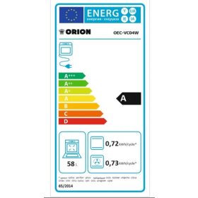 ORION OEC-VC04W elektromos tűzhely