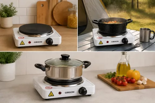 ORION 1 OEP-W2601 hordozható elektromos főzőlap, 1500 W