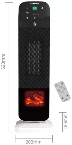 ORION OSH-04 torony fűtőventilátor érintésvezérléssel és távirányítóval