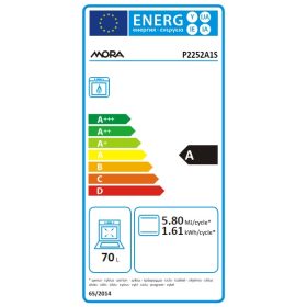 MORA P2252A1S gáztűzhely