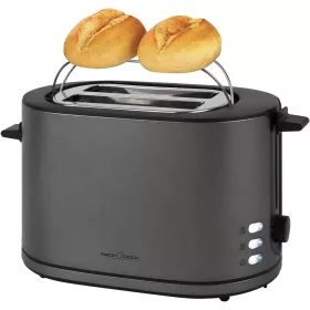   ProfiCook PC-TA 1291 kenyérpirító, 950 W, 2 szeletes, zsemlemelegítő feltéttel, szürke