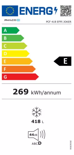 PHILCO PCF 418 EFPI JOKER fagyasztóláda 418 liter 2+3 év garancia