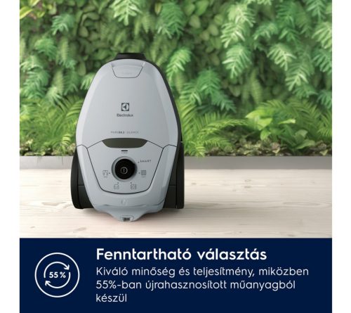 Electrolux PD82-4MG szürke csendes porzsákos porszívó