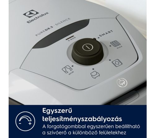 Electrolux PD82-4MG szürke csendes porzsákos porszívó