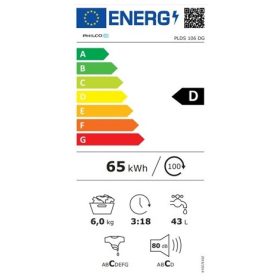   Philco PLDS 106 DG HU elöltöltős mosógép 5 ÉV GARANCIA!