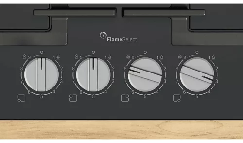 Bosch PPP6A6I40 beépíthető gázfőzőlap FlameSelect 60 cm, edzett üveg, öntöttvas rács
