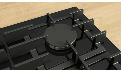 Bosch PPP6A6I40 beépíthető gázfőzőlap FlameSelect 60 cm, edzett üveg, öntöttvas rács