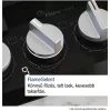 Bosch PPP6A6I40 beépíthető gázfőzőlap FlameSelect 60 cm, edzett üveg, öntöttvas rács