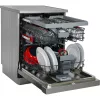 SHARP QW-NA1FF45DI-EU mosogatógép 60 cm, 16 teríték, inox, D energiaosztály