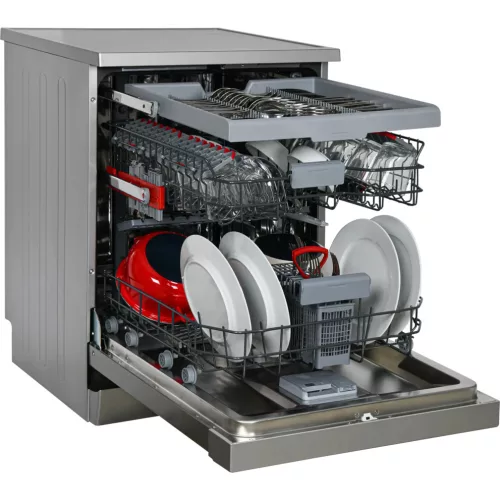 SHARP QW-NA1FF45DI-EU mosogatógép 60 cm, 16 teríték, inox, D energiaosztály