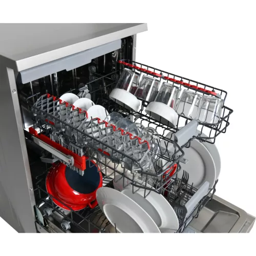 SHARP QW-NA1FF45DI-EU mosogatógép 60 cm, 16 teríték, inox, D energiaosztály
