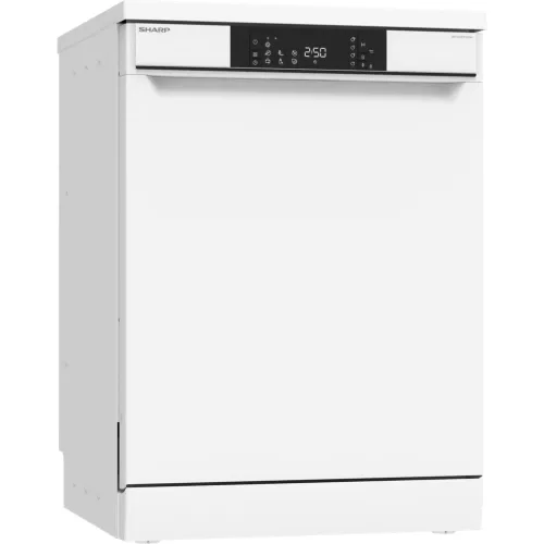 Sharp QW-NA1FF45DW-EU szabadonálló mosogatógép 60 cm, 16 teríték, fehér, 7 program