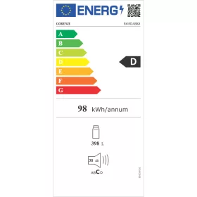   GORENJE R619DABK6 fagyasztó nélküli egyajtós hűtőszekrény
