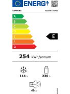 Samsung RB33B610EWW/EF alulfagyasztós hűtőszekrény