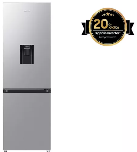 SAMSUNG RB34C632DSA/EF No-Frost, italadagolós alulfagyasztós hűtőszekrény
