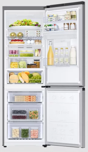 SAMSUNG RB34C632DSA/EF No-Frost, italadagolós alulfagyasztós hűtőszekrény