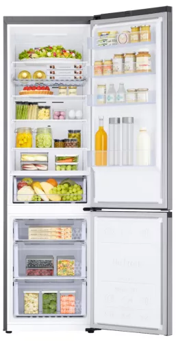 SAMSUNG RB38C672CSA/EF Alulfagyasztós hűtőszekrény Wi-fi-vel 390 L, fémes grafit