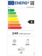 BEKO RCNA-366I40 WN alulfagyasztós kombinált hűtőszekrény No-Frost