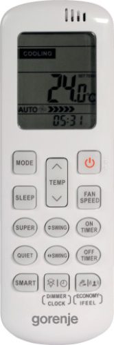 GORENJE REA35IN/REA35OUT1 split klíma csepptálca fűtéssel, BEÉPÍTETT WIFI