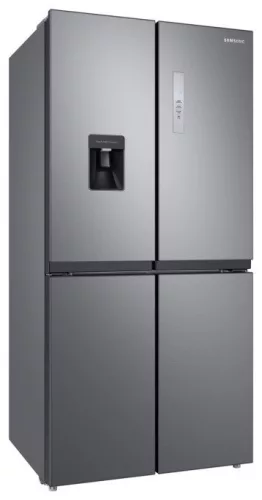 Samsung RF48A401EM9/EO francia ajtós hűtőszekrény, 488 L, matt ezüst, digitális inverter kompresszor, vízvezeték nélküli vízadagoló