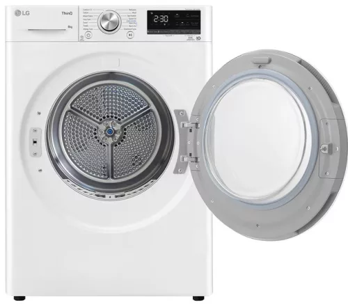 LG RH80V9AV3N 8 kg hőszivattyús szárítógép, A+++ energiaosztály, WiFi