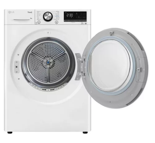 LG RH90V9AV2N 9 kg-os hőszivattyús szárítógép, Wi‑Fi, automatikus szárítás