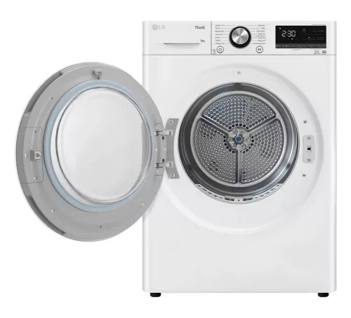 LG RH90V9AV2N 9 kg-os hőszivattyús szárítógép, Wi‑Fi, automatikus szárítás